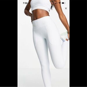 Baby Phat White High-Rise Leggings